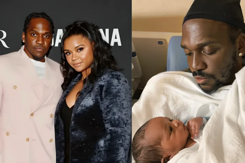 Pusha T bonding with son