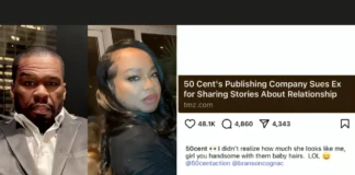 50 Cent Sues Ex Shaniqua Tompkins Over Shocking Online Tell-All Content 50 cent suing shaniqua tompkins