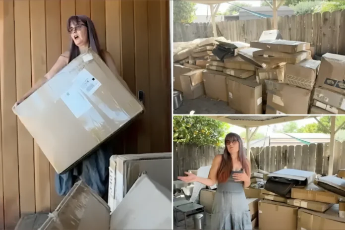bay area woman receiving random amazon packages