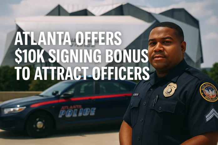 atlanta police officer recruitment bonus 2026