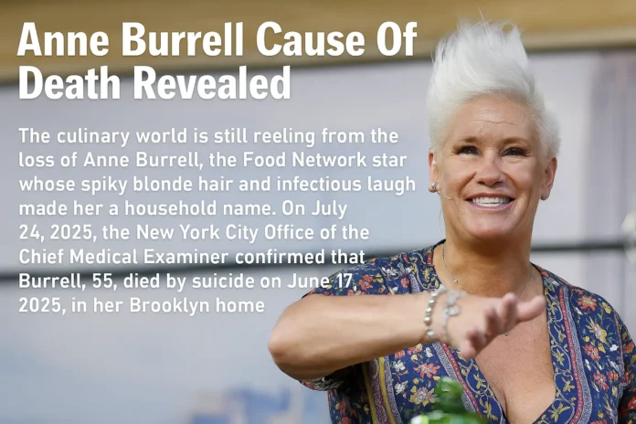 food network chef anne burrell suicide