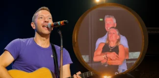 Coldplay Surprises Fans by Putting Astronomer’s CEO and Head of HR in Romantic Spotlight coldplay jumbotron ceo hr couple moment
