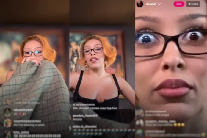 doja cat viral boobs statement