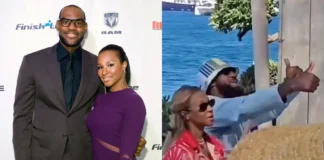 LeBron & Savannah James Caught Vibing to Kendrick Lamar’s ‘Not Like Us’ lebron james savannah james rapping together