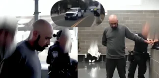 Man Behind Viral Rock Attack in LA Riots Turns Himself In la riots rock attack suspect surrenders