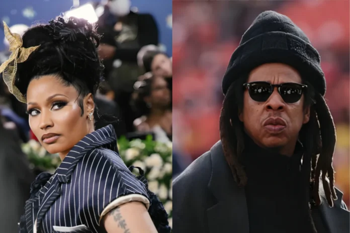 nicki minaj calls out jay z over money