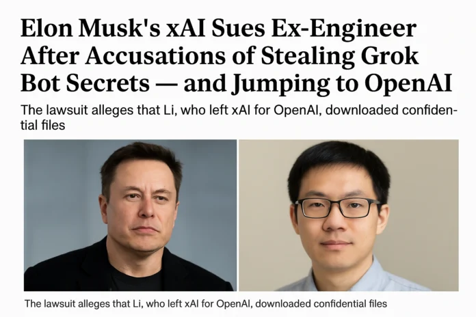 Elon Musk ex-xAI engineer OpenAI leak