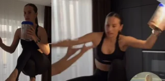 Mariana Barutkina: Stiletto Challenge Fail Breaks Spine Mariana Barutkina fell off her kitchen counter