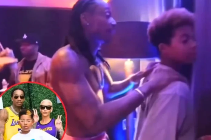 Wiz Khalifa removed his son from the room