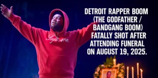 Breaking News: Detroit Rapper Boom Shot Dead Amid Violence RIP ,Boom aka Godfather sot and killed