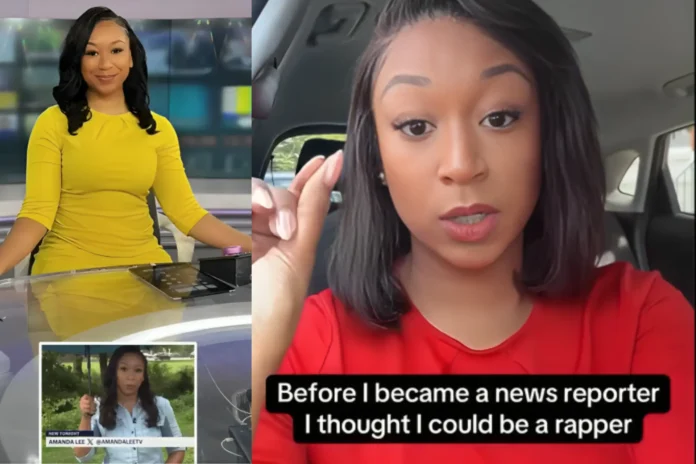 Philadelphia news reporter shows her news anchor voice
