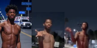 Lil Nas X Hospitalized After Naked LA Street Incident rapper Lil Nas X has been hospitalized