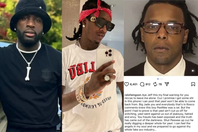 Ralo says Young Thug turned Atlanta rappers against each other