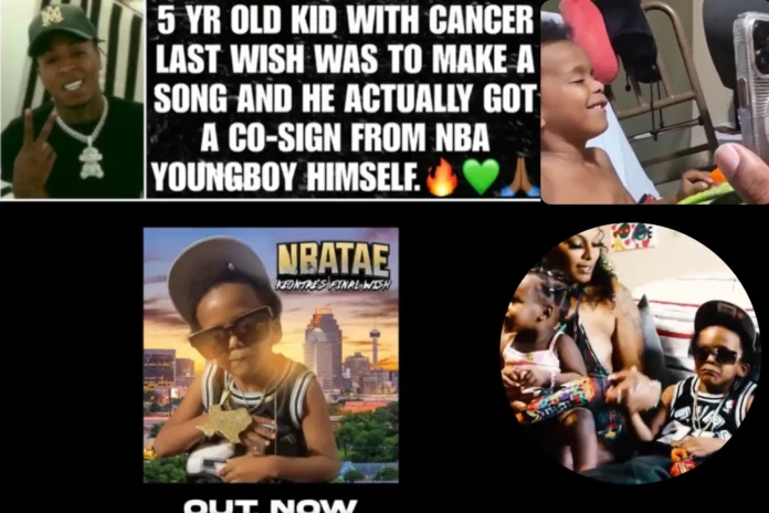 5 Year Old Kid With Cancer Last Wish Was To Make A Song And He Actually Got A Co-Sign From NBA YoungBoy