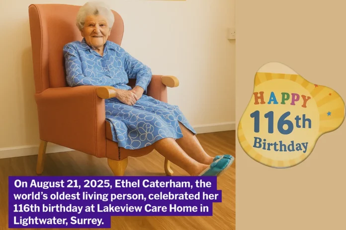 world’s oldest living person, Ethel Caterham