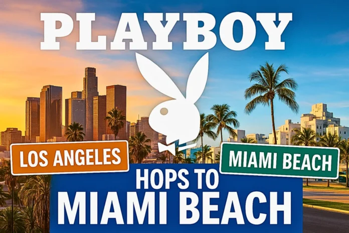 Playboy is officially moving their headquarters to Miami Beach