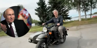 Putin Surprises Alaskan Man With Brand-New Motorcycle After Anchorage Summit putin gifts alaskan man motorcycle anchorage summit
