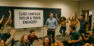 University of Tennessee Professor Cancels Class After Learning of Taylor Swift and Travis Kelce’s Engagement Taylor Swift Travis Kelce engagement news