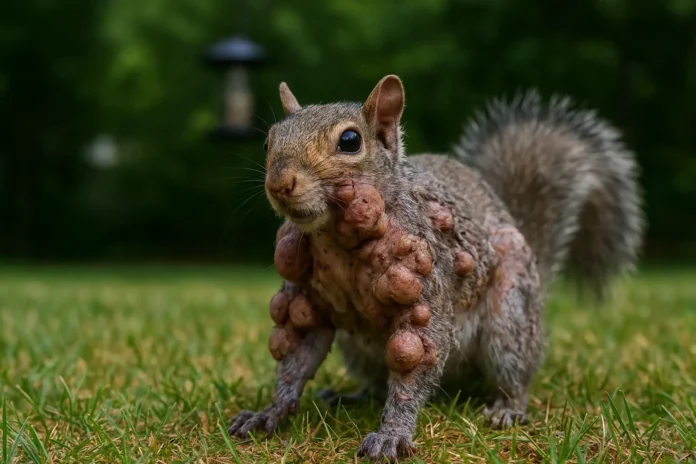 zombie like squirrels in the us