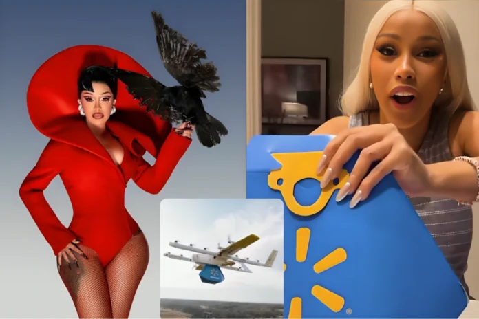 Cardi B Guinness World Record drone deliveries