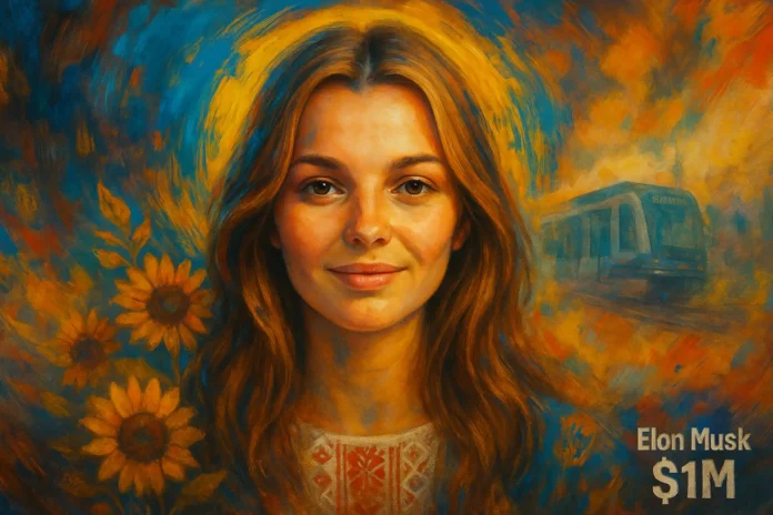 Elon Musk funds Iryna Zarutska murals
