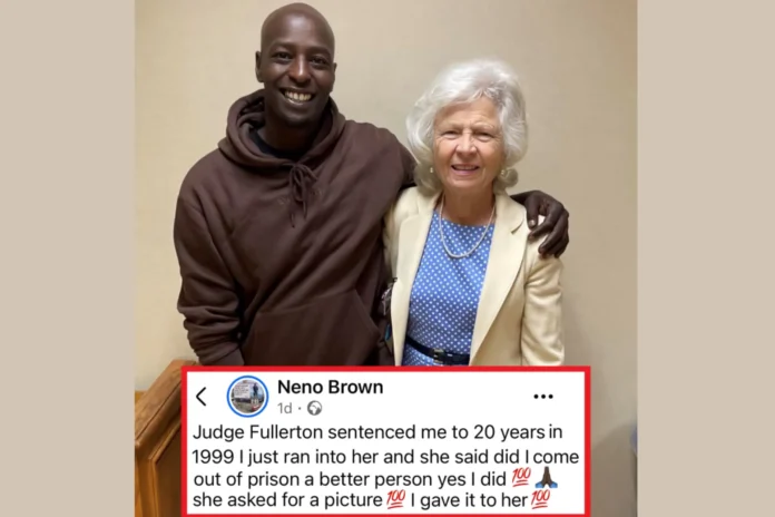 former inmate meets judge after prison