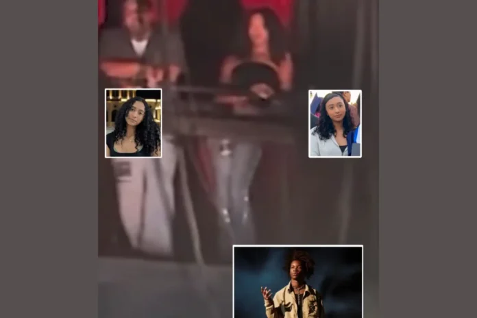 girl closely resembles Celeste Rivas was seen at a D4vd concert
