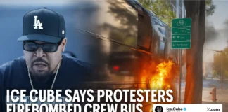 Ice Cube: Portland Bus Fire Was Random Vandalism, Not My Ride Ice Cube clarified that it wasn’t his bus that was firebombed by protesters in Portland