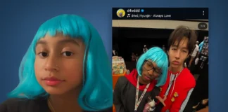 D4vd’s Blue Wig Photo Deepens Celeste Rivas Mystery photo of D4vd wearing a similar wig to one Celeste Rivas was wearing