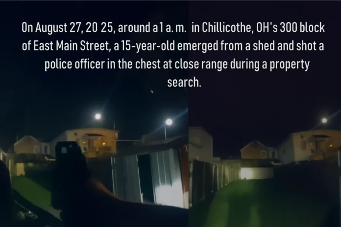 Chillicothe Police Bodycam Captures 15-Year-Old Shooting Officer