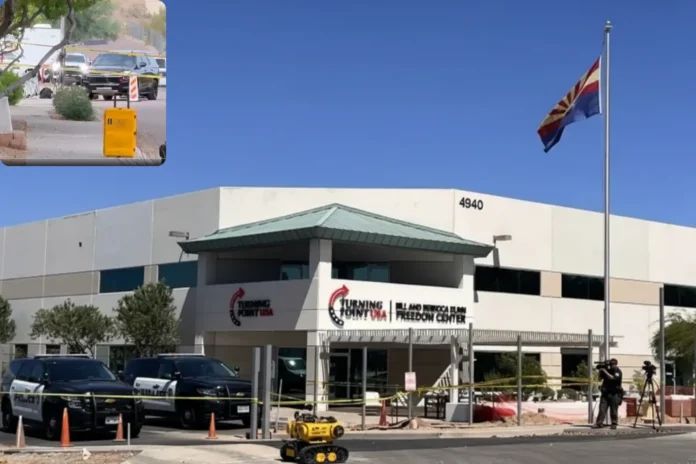Bomb squad is responding to a suspicious “bag” reportedly left outside Turning Point USA headquarters