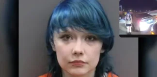 24-Year-Old Drunk Driver Kristian Beall Arrested After Wrong-Way Police Chase Drunk Blue Haired Driver Claims ‘Husband Was Driving’ – But No One Else Was in the Car During a Police Chase