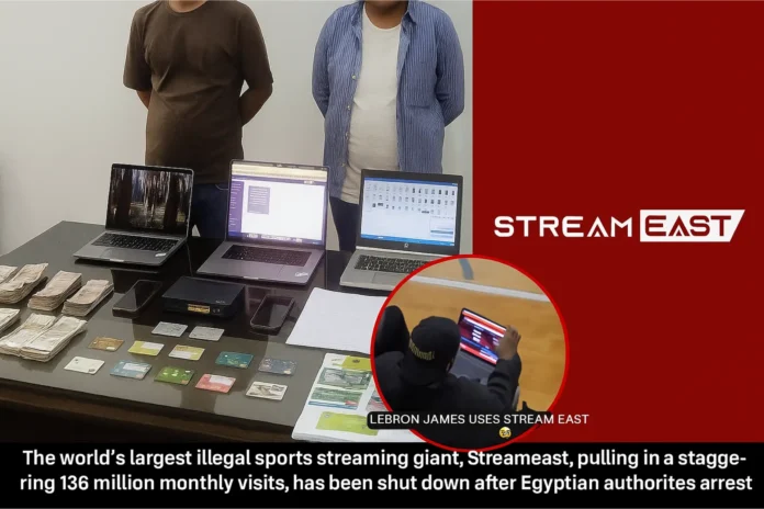 Illegal Sports Streaming, Streameast Has Been Shut Down