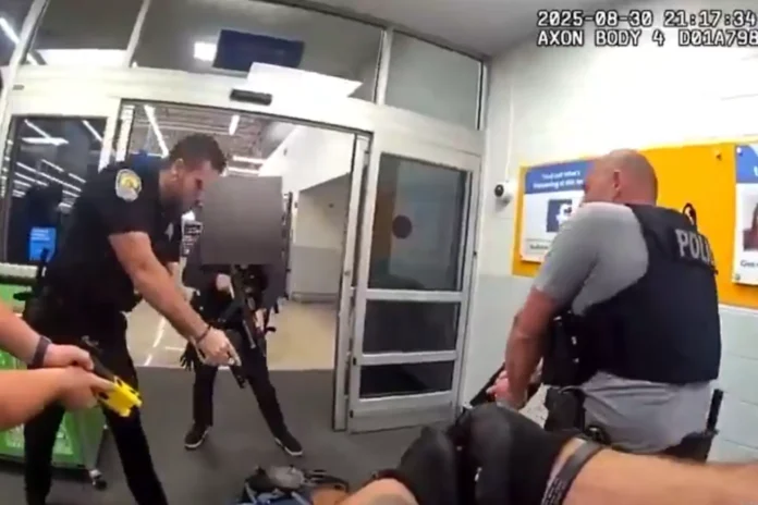 Bodycam Captures Machete Attack on Officer Inside Florida Walmart On August 30, 2025
