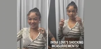 India Love’s Viral Video: 25-Inch Waist, 44-Inch Hips! India Love Revealed Her Waist Measures Just 25 Inches While Her Hips Are 44 Inches
