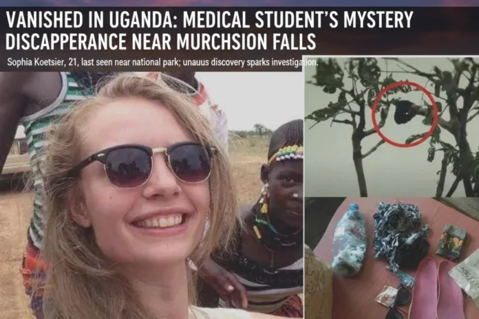 Sophia Koetsier, a Dutch medical student’s underwear was found hanging in a tree