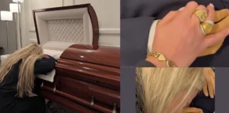 Erika Kirk’s Heartbreaking Farewell: Nation Mourns Charlie Kirk widow of assassinated conservative activist Charlie Kirk, mourning over his open casket