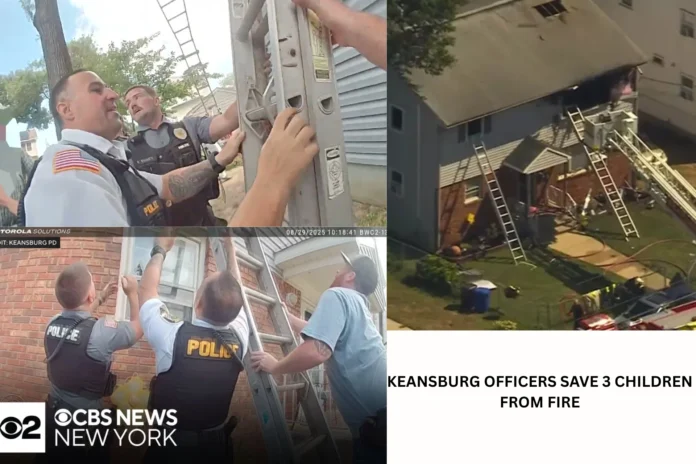 keansburg nj police save children from fire
