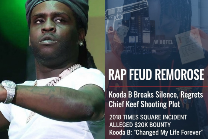 6ix9ine aka Tekashi69’s former Nine Trey affiliate Kooda B regrets shooting at Chief Keef