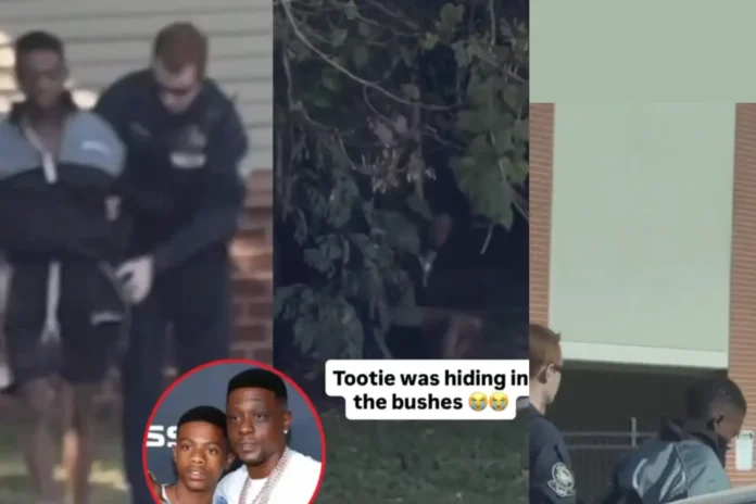 Boosie’s son Tootie Raww running from police before being arrested