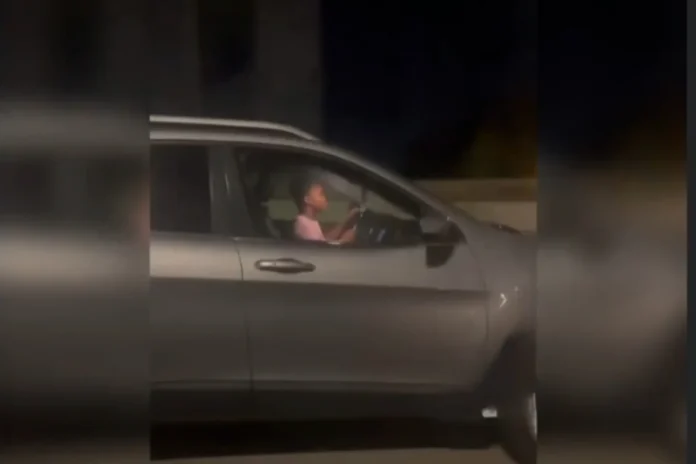 Columbus, Ohio woman says little girl driving stolen car almost hit her