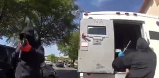 Masked Men Rob Armored Truck at Memphis Kroger in Bold Daylight masked men rob armored truck memphis kroger