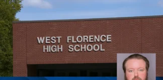 Teaching Assistant Arrested for ‘Poop Spray’ Prank Causing $55K in Damages at South Carolina High School Teaching assistant arrested poop spray prank