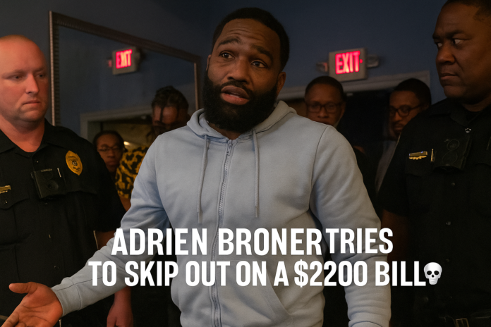 Adrien Broner restaurant tab incident