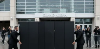Taylor Swift Hid Behind a Barrier at the Kansas City Chiefs Game to Dodge Cameras Taylor Swift Hid Behind a Barrier at the Kansas City Chiefs Game