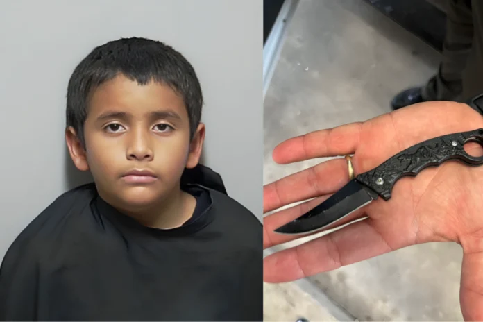 10-year-old knife threat Florida