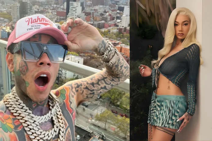 6ix9ine response to bhad bhabie