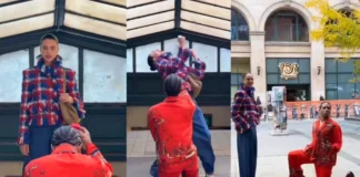 A Surprise Proposal on Set: Chanel’s NYC Moment with A$AP Rocky & Margaret Qualley Chanel commercial NYC proposal