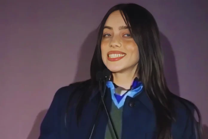 Billie Eilish billionaire speech
