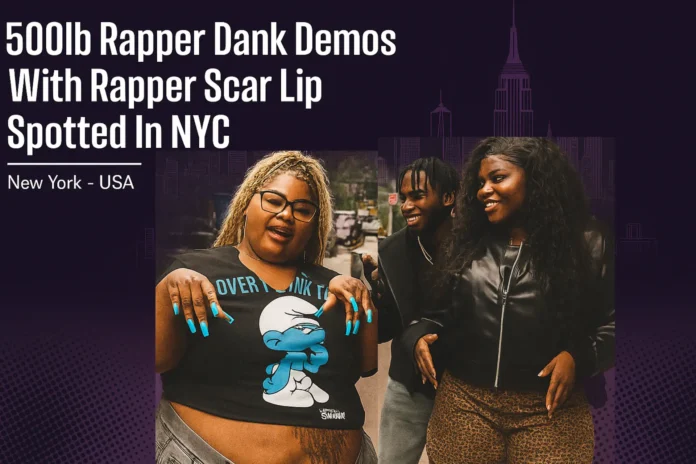 Dank Demoss NYC sighting With Scar Lip